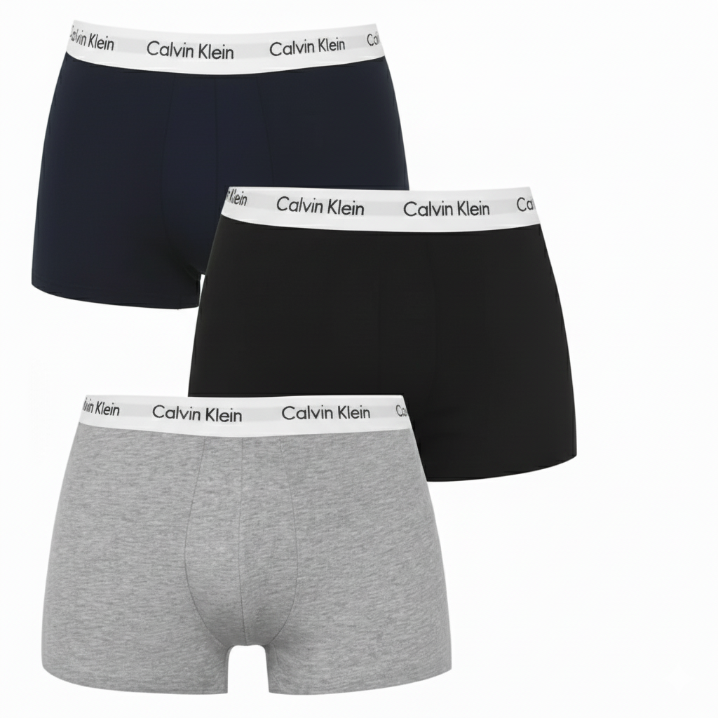 Calvin Klein 3-Pack Boxer Shorts Men's Trunks ( Multi Color) Code: 11163